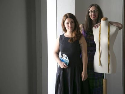 Sofía Nieto (izquierda) y Arancha Rodrigálvarez, diseñadoras de moda.