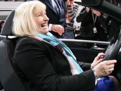 Ursula y Ferdinand Piëch, en una reunión anual del grupo VW en 2012.