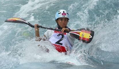 Maialen Chourraut, en el Canal de Lee Valley.