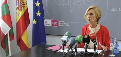 La portavoz de UPyD en el Congreso de los Diputados, Rosa D&iacute;ez.