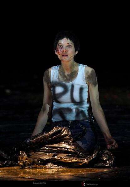 Ocho funciones hasta el 17 de junio, en una nueva coproducción del Teatro Real y la Ópera de Frankfurt, donde se estrenó en 2017. La actriz francesa Marion Cotillard (en la imagen) encabeza el reparto de 'Juana de Arco' en la hoguera, de Arthur Honegger.