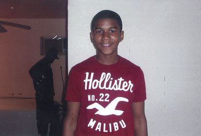 Trayvon Martin en una imagen proporcionada por la familia. 