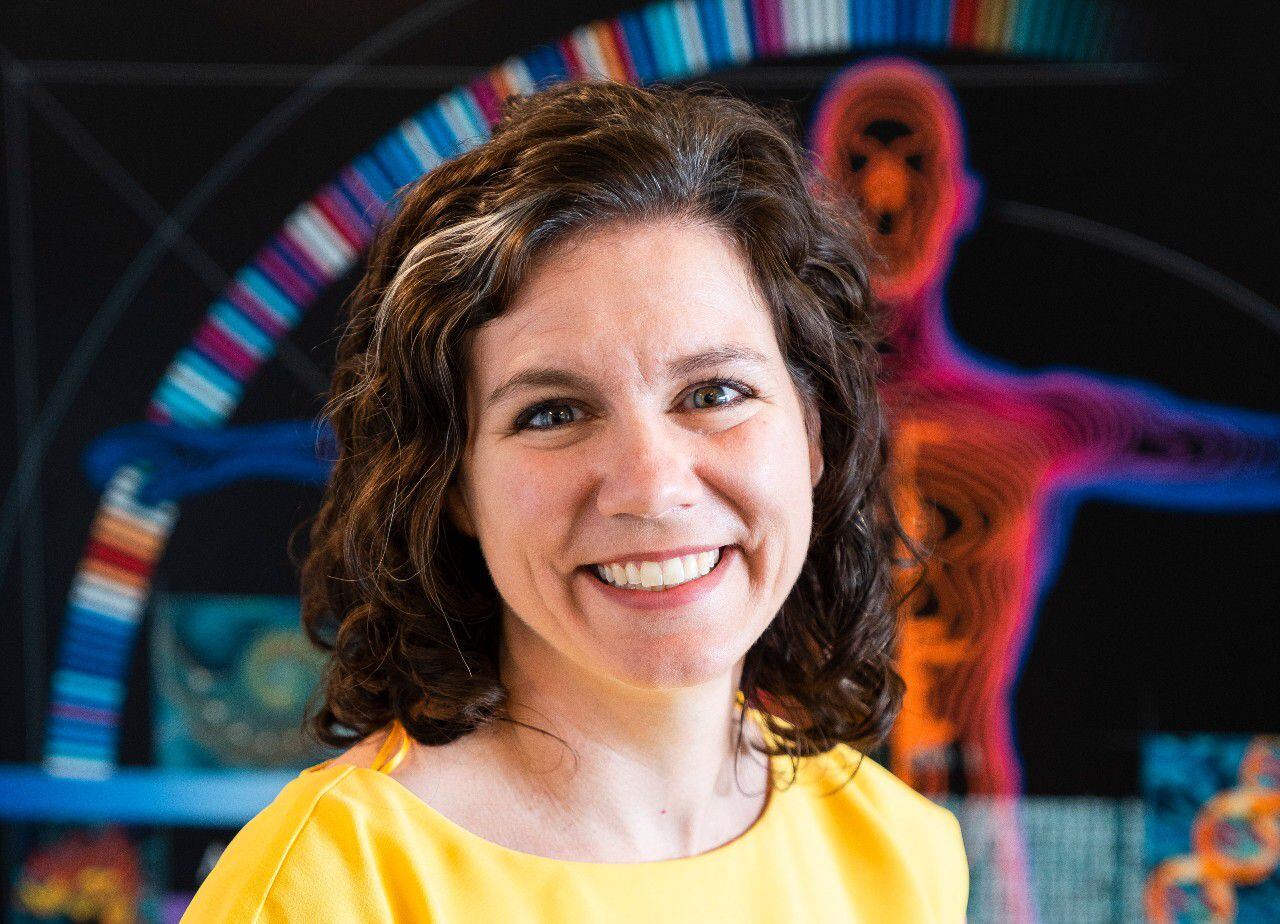 La genetista Karen Miga, codirectora del consorcio T2T e investigadora de la Universidad de California en Santa Cruz.