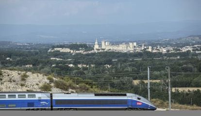 Un TGV fabricado por Alstom.