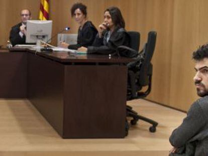 Enric Duran, durante el juicio.