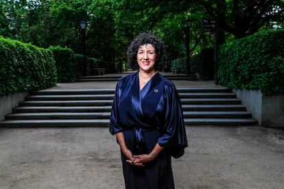 Gema Gómez, en el Real Jardín Botánico de Madrid el 24 de mayo.