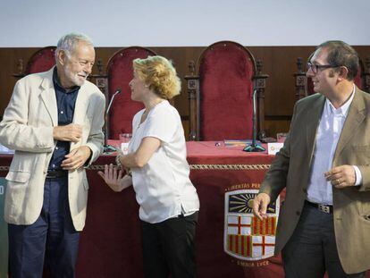 Eduardo Mendoza, aquest dijous, a l'acte de Societat Civil.