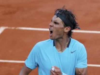 Rafael Nadal en la final de Par&iacute;s.