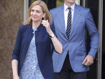 Cristina de Borbón e Iñaki Urdangarin, el pasado junio.