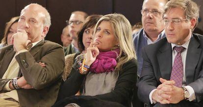 La exalcaldesa de Bormujos Ana Hermoso (PP), en un acto en 2014.