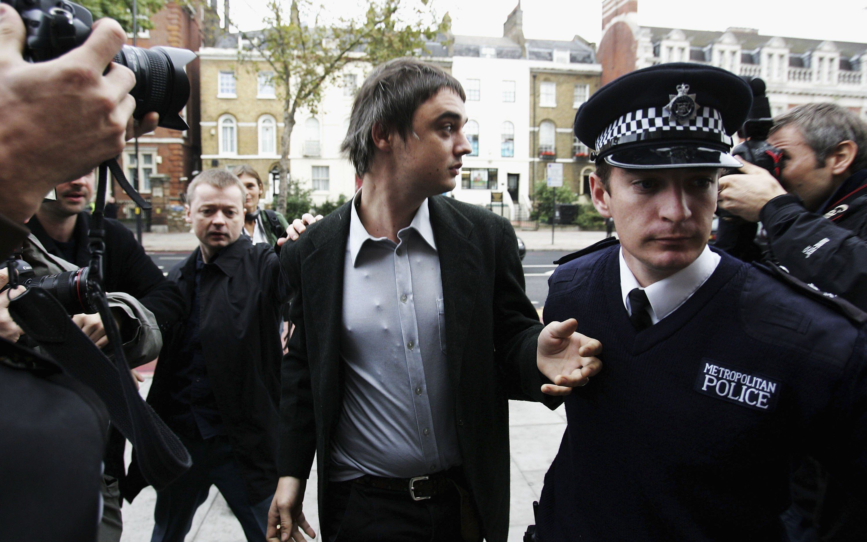 Doherty acudía a un juicio por posesión de droga, en octubre de 2006 en Londres. 