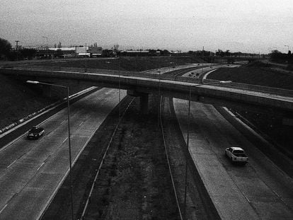 Una parte de la obra de la circunvalación de Córdoba, en Argentina.