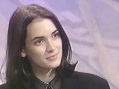 Imagen de Winona Ryder en los noventa que utiliza DJ Boring.