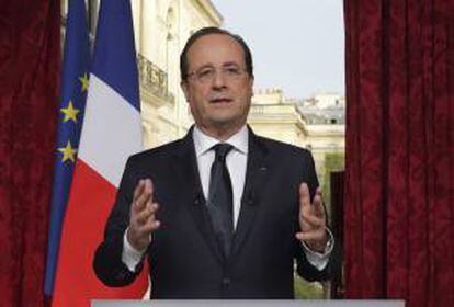 El presidente francés, François Hollande, defendió hoy que "todos los productos culturales deberían tener el mismo IVA", en un encuentro organizado para hablar de la cultura y del futuro de Europa. EFE/Archivo