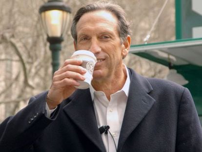 Howard Schultz, CEO de la cadena de cafeter&iacute;as Starbucks.