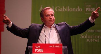 El candidat socialista a l'Ajuntament de Madrid, aquest dimarts.