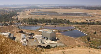 Instalaciones de la mina sevillana de Aznalcóllar, en julio de 2013.