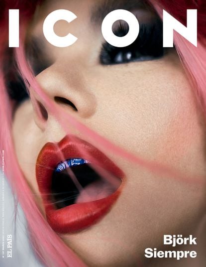 Björk en portada del número de marzo de ICON.