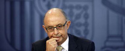 El ministro de Hacienda y Administraciones Públicas, Cristóbal Montoro.