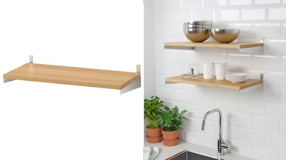 KUNGSFORS balda, acero inoxidable, 60 cm - IKEA