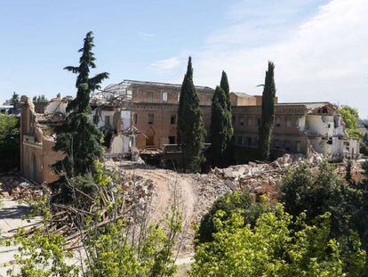 El Noviciado de las Damas Apostólicas, un convento en ruinas en el Paseo de la Habana 198, de Madrid.