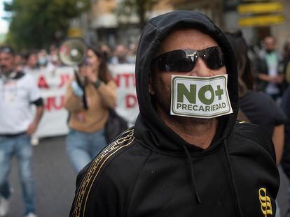 Manifestación del metal en Cádiz, el pasado 23 de noviembre.