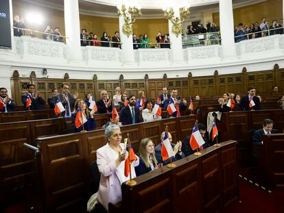 Sesión del Consejo Constitucional chileno, el 30 de octubre.