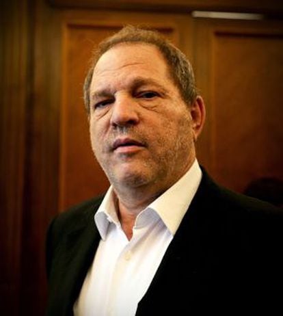 El productor y distribuidor de cine Harvey Weinstein, en Madrid.