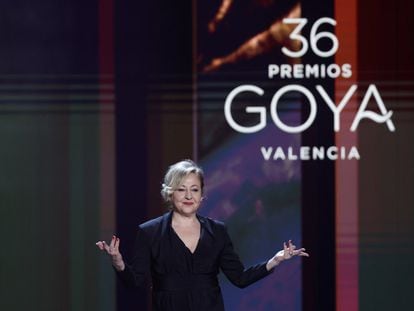 La actriz Carmen Machi, durante la 36ª edición de los Premios Goya.