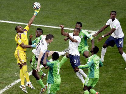 Jugada del gol de Pogba ante Nigeria. 