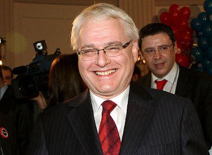El candidato socialdemócrata Ivo Josipovic.