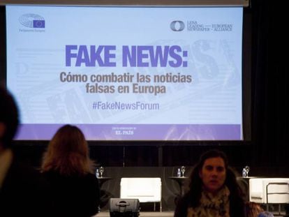 Foro sobre Fake News organizado en 2018