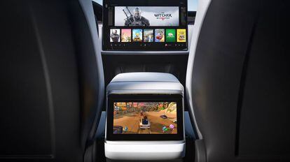 Interior de los nuevos Tesla Model X de 2021.