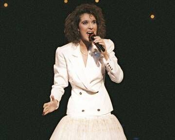 Una irreconocible Céline Dion ganó Eurovisión con Suiza en 1988.