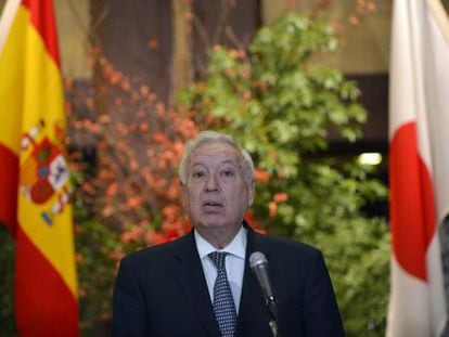 José Manuel García-Margallo, el miércoles, en Japón.