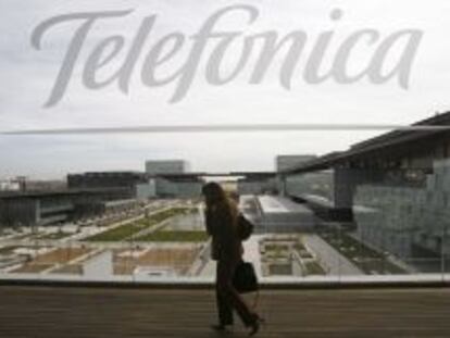 Logotipo de Telef&oacute;nica. 