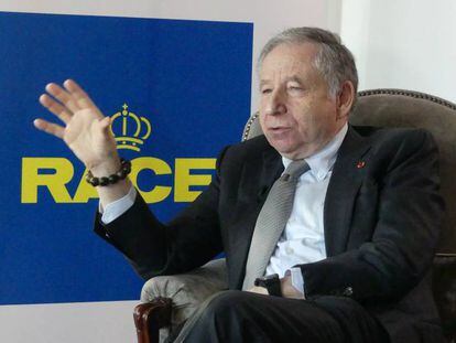 Jean Todt, durante una reciente visita a Madrid