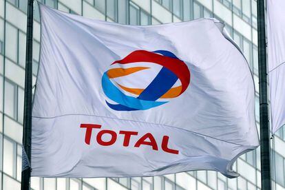 Logo del gigante petrolero francés Total.