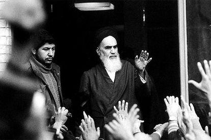 El ayatolá Jomeini, líder islámico y fundador de la revolución fundamentalista en Irán.