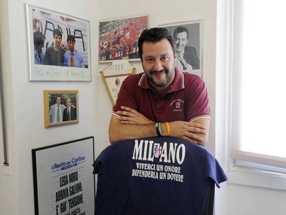  El presidente de la Liga Norte, Matteo Salvini. 