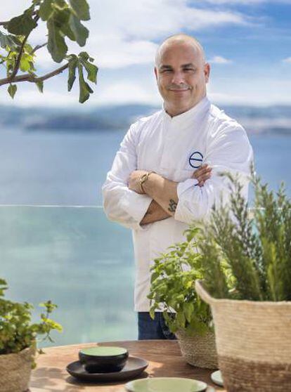 El chef Ángel León en el ME Ibiza.
