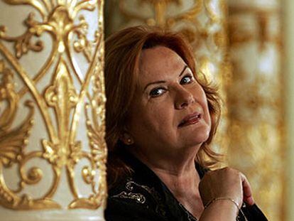 La soprano Eva Marton, ayer en el Liceo de Barcelona.