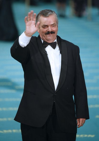 El humorista Juan Joya, "El Risitas" a su llegada a la gala de los Premios Goya en 2009. EFE