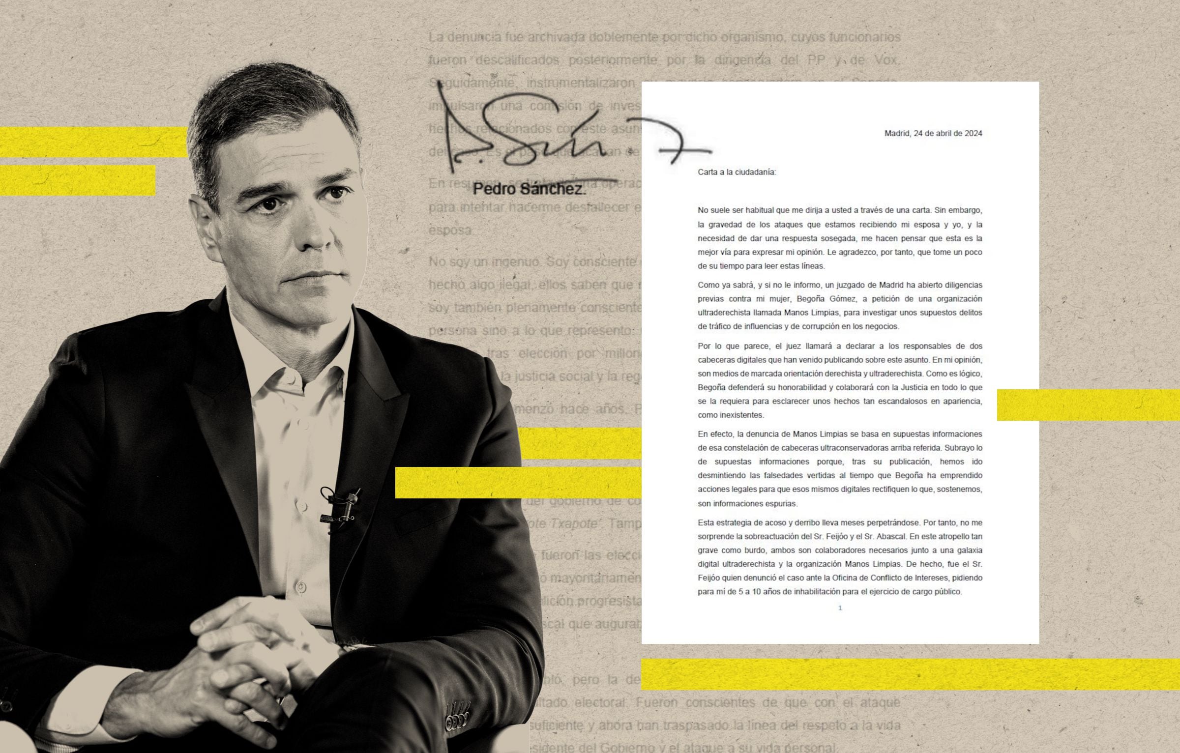 La carta de Sánchez en 10 claves: Del cisma del PSOE a Ayuso y la “máquina del fango” de Umberto Eco