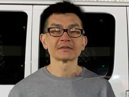 This undated photo provided by U.S. Immigration and Customs Enforcement (ICE) shows Indonesian citizen Rudy Kurniawan. Kurniawan, who bilked wine collectors out of millions by selling cheaper hooch he relabeled in his kitchen has been deported to his native Indonesia. U.S. immigration officials say Kurniawan was deported last week from Dallas/Fort Worth International Airport to Tangerang City. (U.S. Immigration and Customs Enforcement via AP) ----PIEFOTO---- Rudy Kurniawan.