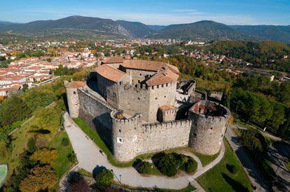 El castillo medieval de Gorizia.