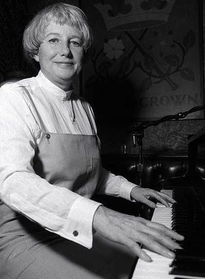 Blossom Dearie al piano, en Nueva York.