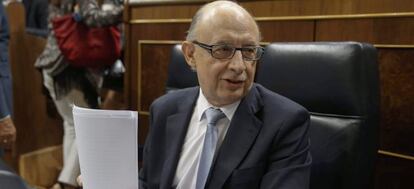 El ministro de Hacienda, Cristóbal Montoro.
