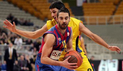 Navarro, durante el partido