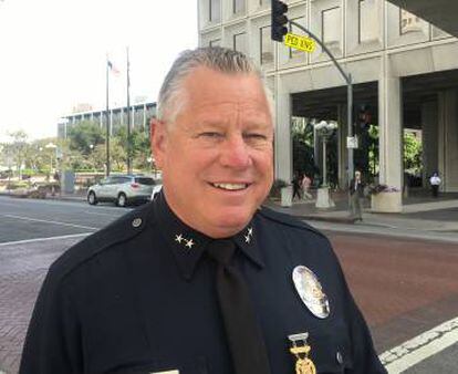 Phillip Tingirides, jefe de policía de South LA.